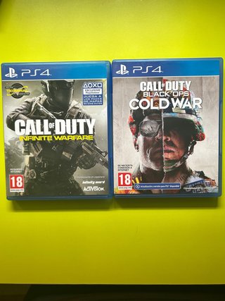 Lote 2 Juegos PS4 Call of Duty
