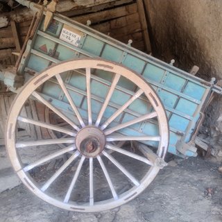 Carro antiguo de mulas