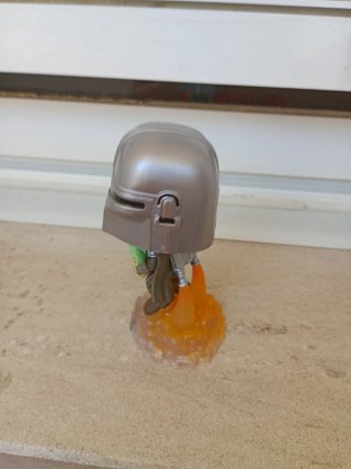 Funko Pop! Star Wars 402 Mandalorian con Niño