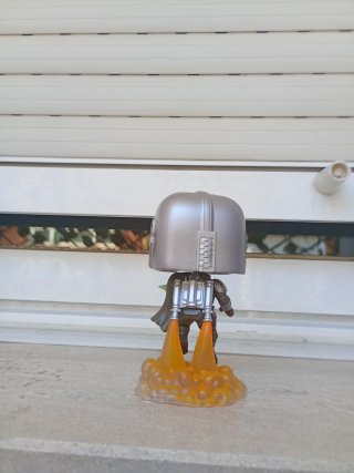 Funko Pop! Star Wars 402 Mandalorian con Niño