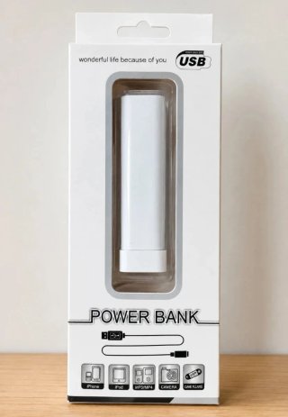 Power Bank USB Portátil Blanco