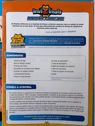 Jogo de Tabuleiro Educa Invizimals Desafio Xtracto