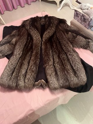 Abrigo de piel de zorro mujer. Comprado Pelet. NY