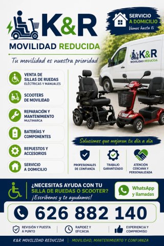 Scooter y Sillas Eléctricas K&R Venta y Reparación