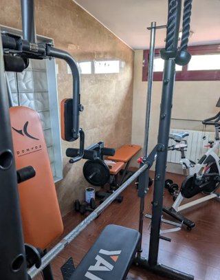 Equipo Musculación Domyos BM900 + Banco