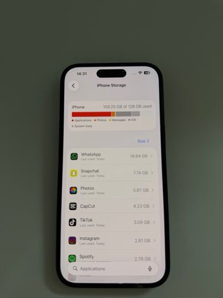 iPhone 15 128GB Negro