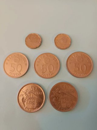 Lote de 114 Monedas y 2 Billetes de España (L1)