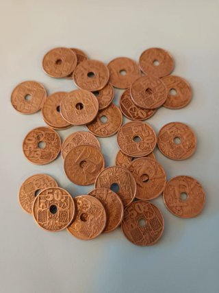 Lote de 114 Monedas y 2 Billetes de España (L1)