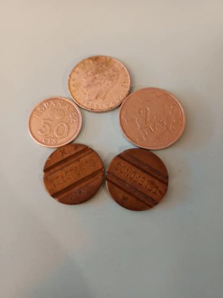 Lote de 114 Monedas y 2 Billetes de España (L1)