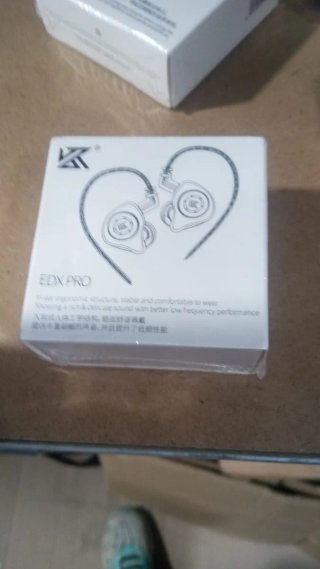 Auriculares KZ EDX PRO In-ear color gris/transpare