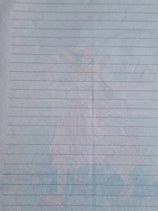 Carta y sobre perfumado años 80