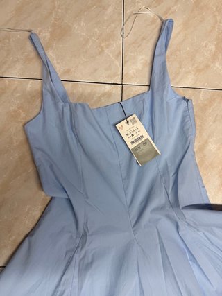 Vestido midi azul