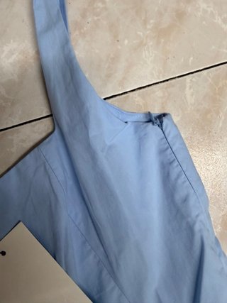 Vestido midi azul