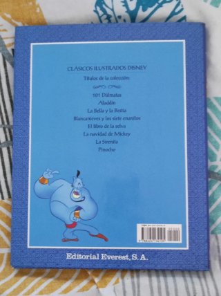 Aladdín Disney Everest 1993 - tapa dura