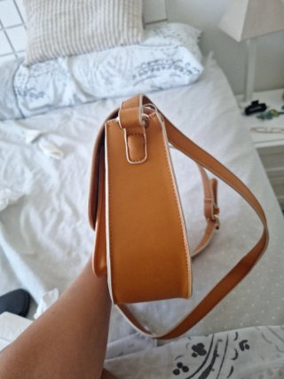 Bolso Mariamare Marrón y Dorado