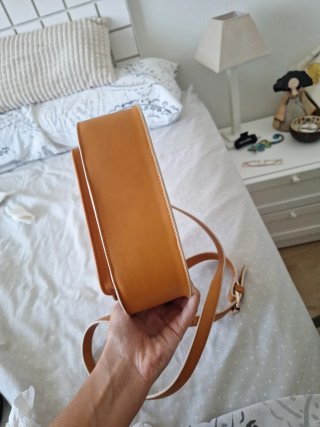 Bolso Mariamare Marrón y Dorado