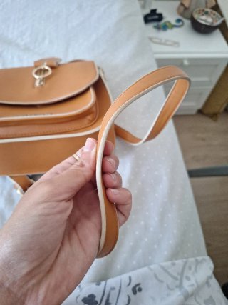 Bolso Mariamare Marrón y Dorado