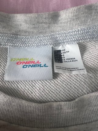 Sudadera O’neill Gris Talla XS