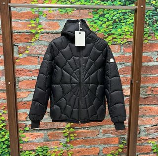 Chaqueta Moncler x Spiderman Negra