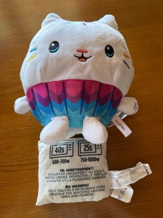 Pupazzo scaldasonno gatto bianco