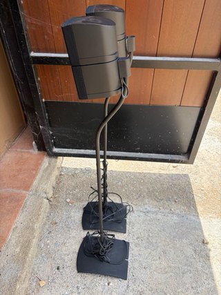 Altavoces Bose Acoustimass negros + Soportes