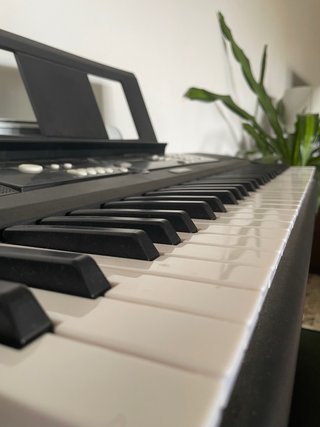 Teclado Yamaha EZ-220 con Soporte y Asiento