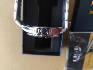 Reloj LIGE Caballero Negro y Plateado