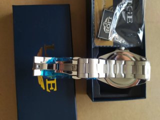 Reloj LIGE Caballero Negro y Plateado