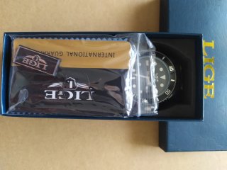 Reloj LIGE Caballero Negro y Plateado