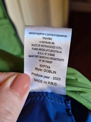 Piumino Maxfort Blu Taglia XL