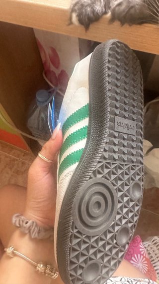 Adidas Samba Blanco y Verde