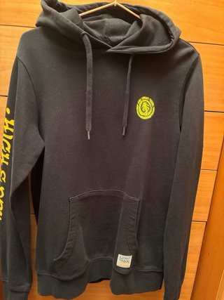 Sudadera Element Negra Talla XS