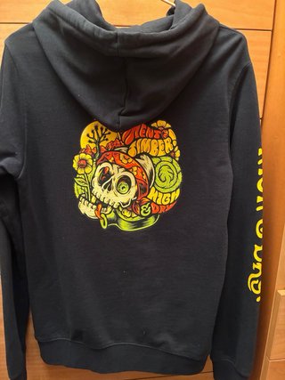 Sudadera Element Negra Talla XS