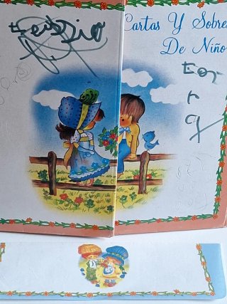 Lote de cartas más sobre perfumado Años 80
