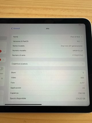 iPad mini 6ª gen Plata