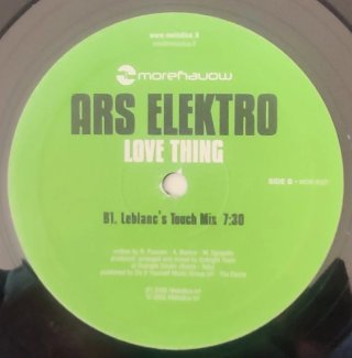 Ars Elektro - Love Thing Vinile Italia 2005