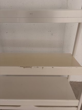Estantería blanca 4 baldas