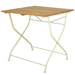 Mesa Jardín Plegable Madera Acacia 78cm