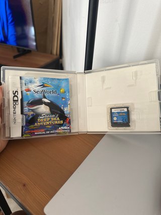 Caja y Manual SeaWorld Nintendo DS