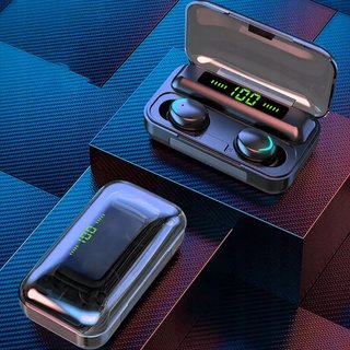 Cuffie Bluetooth Wireless TWS F9 Sport Custodia