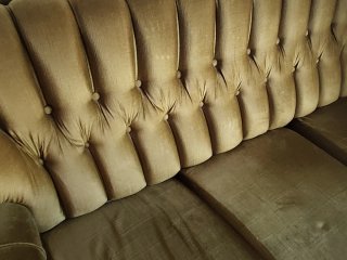 Sofá Cama Vintage Verde Oliva