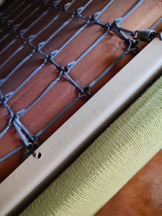 Sofá Cama Vintage Verde Oliva