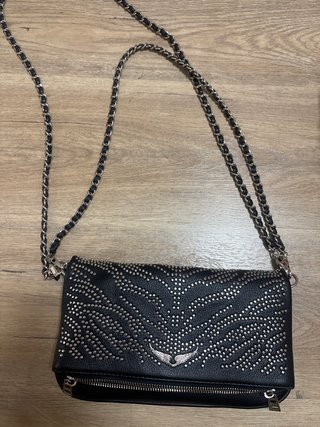 Bolso Zadig & Voltaire negro tachuelas