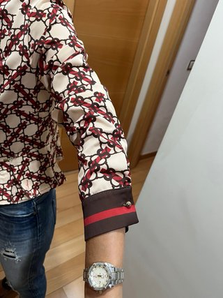 Camiseta Saooco Beige y Roja