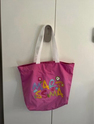 Borsa mare colorata con scritte