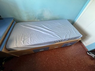 Cama Nido Individual de Madera con 4 Cajones