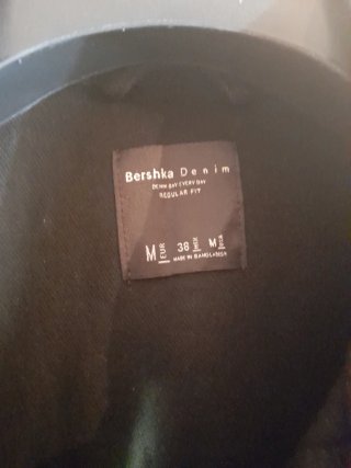 Gilet uomo Bershka denim nero taglia M