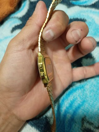 Reloj Casio Dorado A158WE