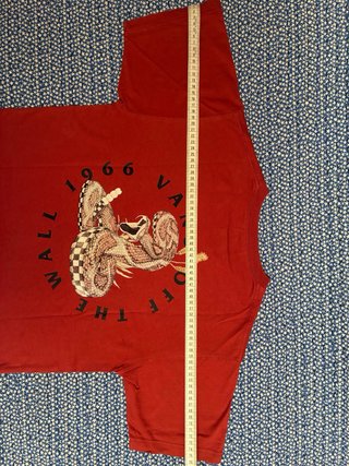 Camiseta Roja Vans Talla S