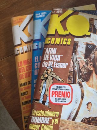 K.O. cómics n° 2,3,4